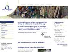 Tablet Screenshot of kolleg-st-sebastian.de
